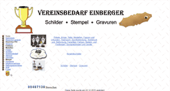 Desktop Screenshot of p-einberger.de