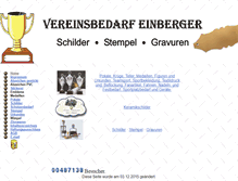 Tablet Screenshot of p-einberger.de